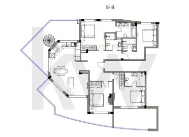 Apartamento T4 para Venda em Armação de Pera
