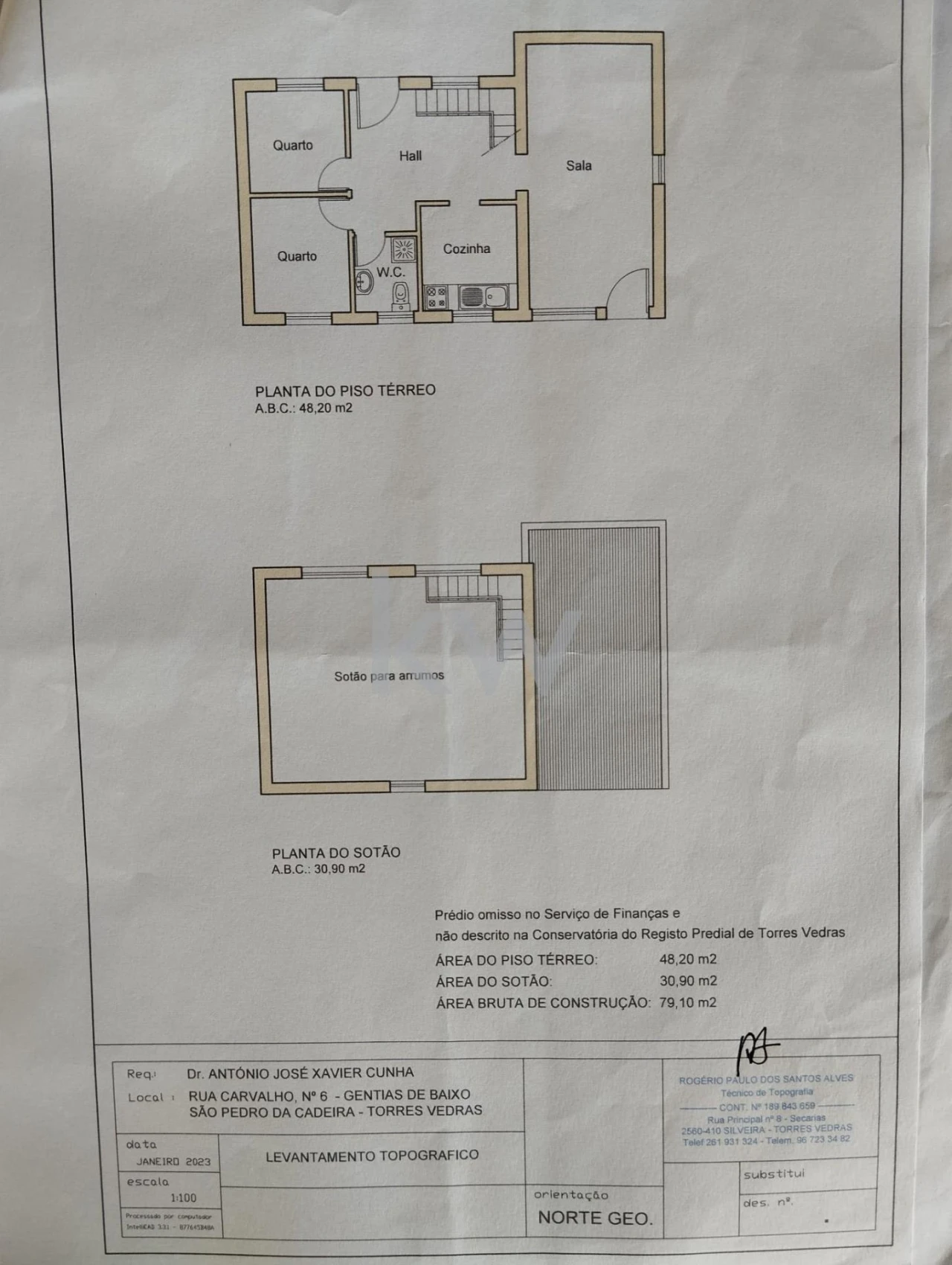 Moradia T2 para Venda em São Pedro da Cadeira Foto 24