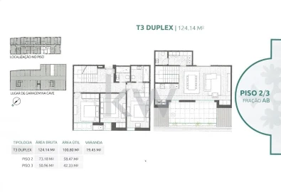 Apartamento T3 para Venda em Santa Joana