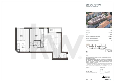 Apartamento T2 para Venda em Ramalde