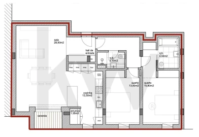 Apartamento T2 para Venda em Aguas Santas