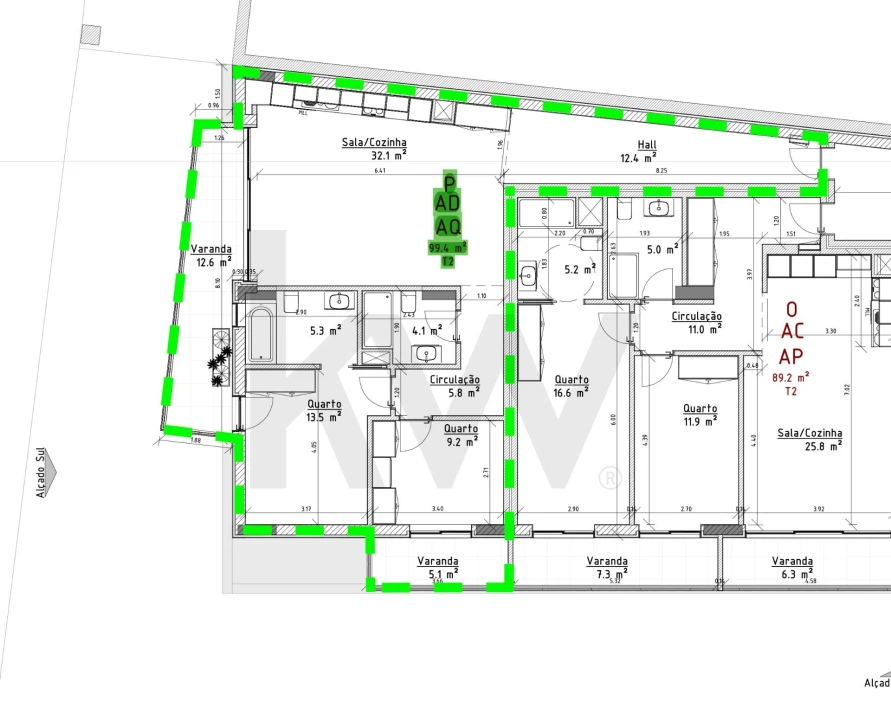 Apartamento T2 para Venda em Mafamude e Vilar do Paraíso Foto 6