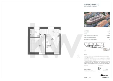 Apartamento T1 para Venda em Ramalde