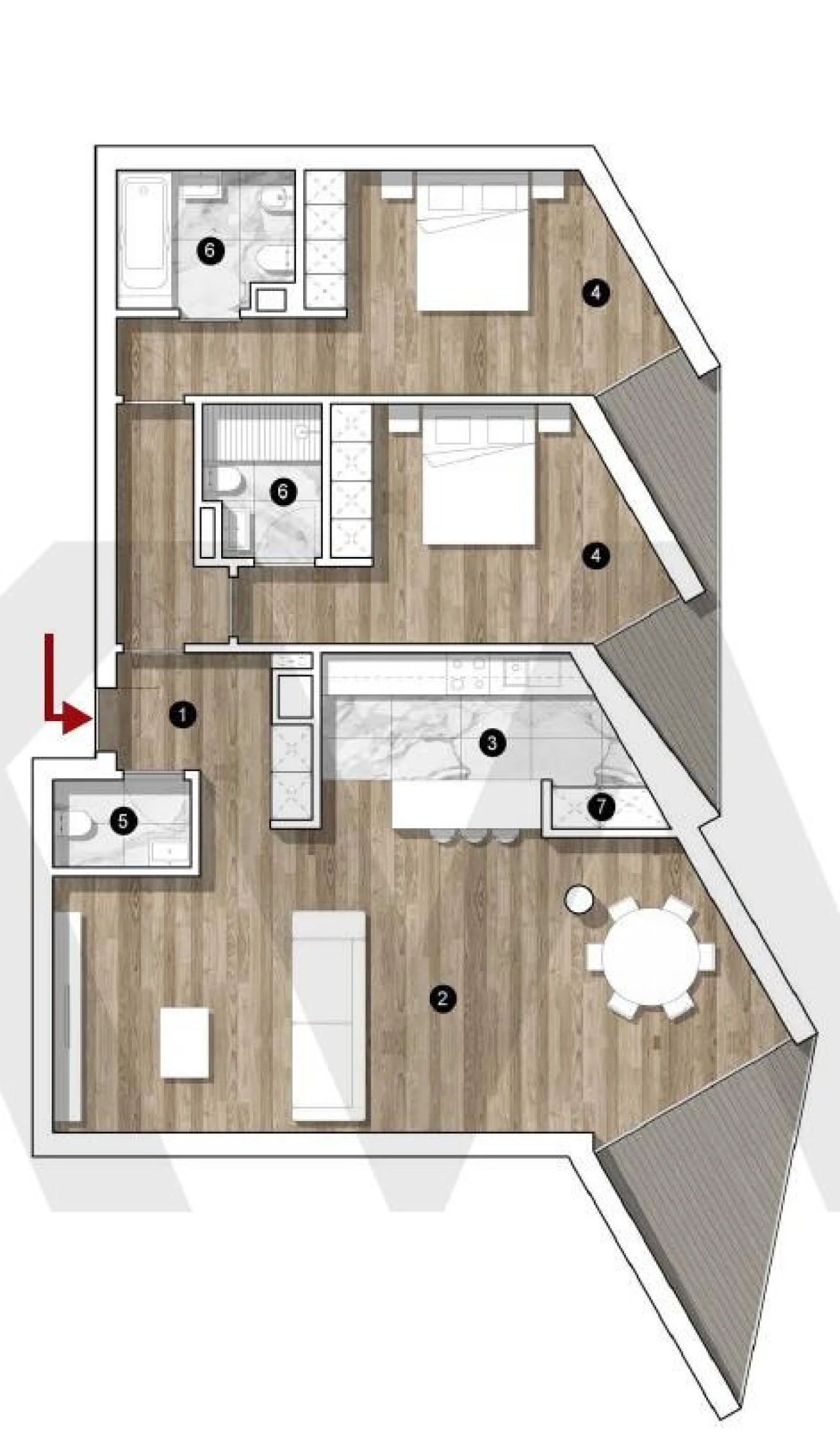 Apartamento T2 para Venda em Olhão Foto 38