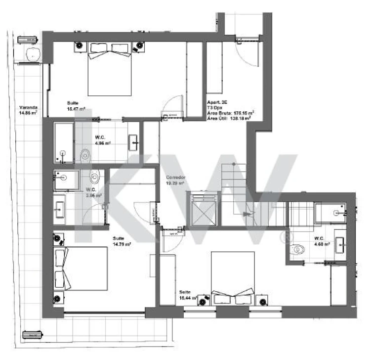 Apartamento T3 para Venda em Requeixo, Nossa Senhora de Fátima e Nariz Foto 7