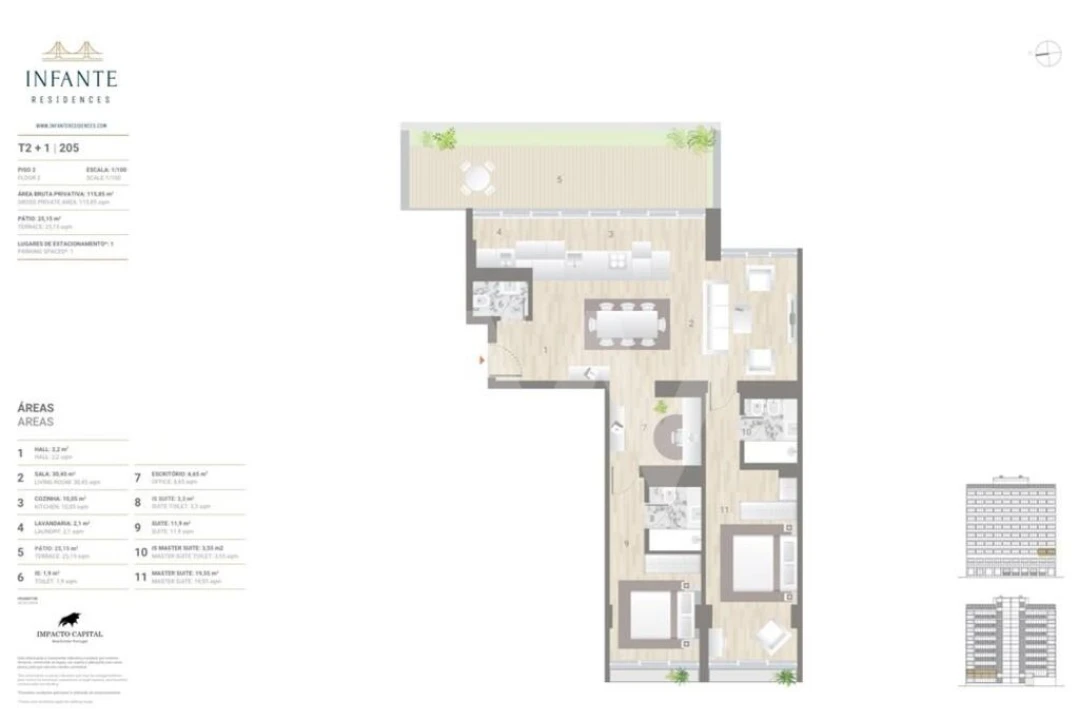 Apartamento T2 para Venda em Estrela Foto 12