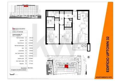 Apartamento T2 para Venda em São Martinho