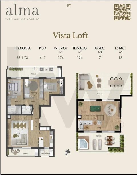 Apartamento T3 para Venda em Montijo e Afonsoeiro