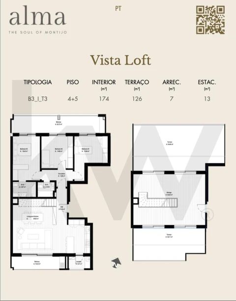 Apartamento T3 para Venda em Montijo e Afonsoeiro