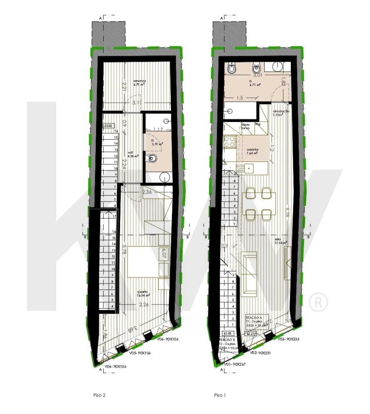 Apartamento T2 para Venda em Cedofeita, Santo Ildefonso, Sé, Miragaia, São Nicolau e Vitória Foto 37