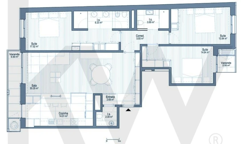 Apartamento T3 para Venda em Mafamude e Vilar do Paraíso Foto 9