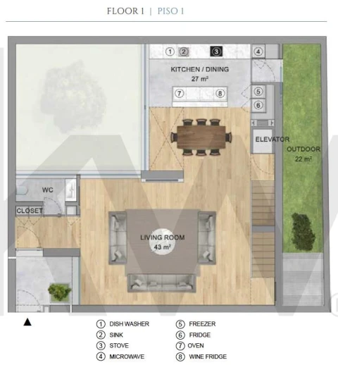 Moradia T5 para Venda em Campolide