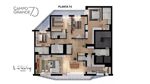 Apartamento T4 para Venda em Alvalade