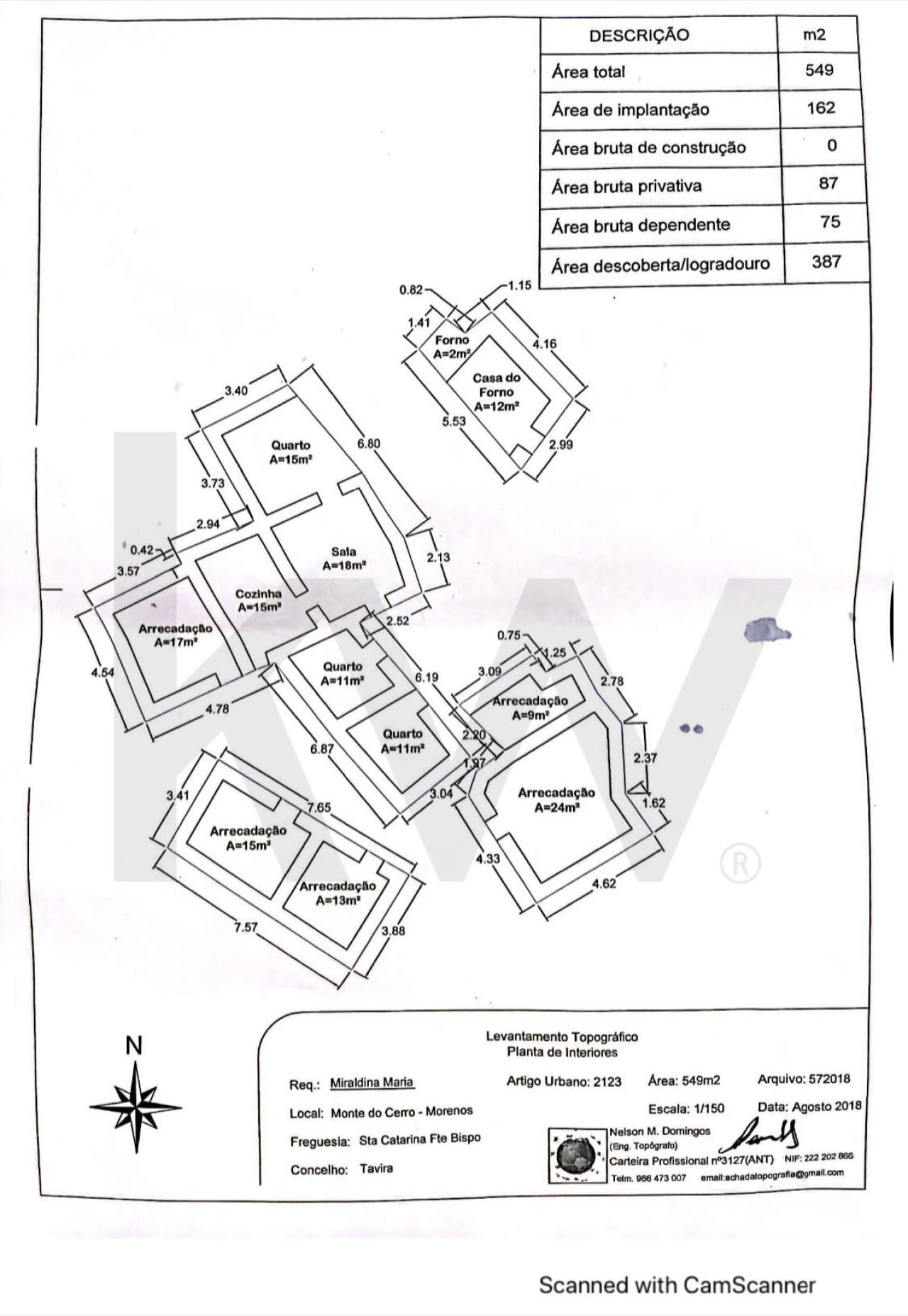 Terreno para Venda em Santa Catarina da Fonte do Bispo Foto 15