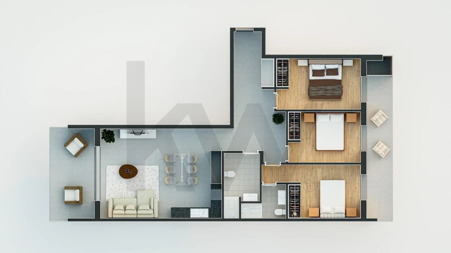 Apartamento T3 para Venda em Nazare Foto 17