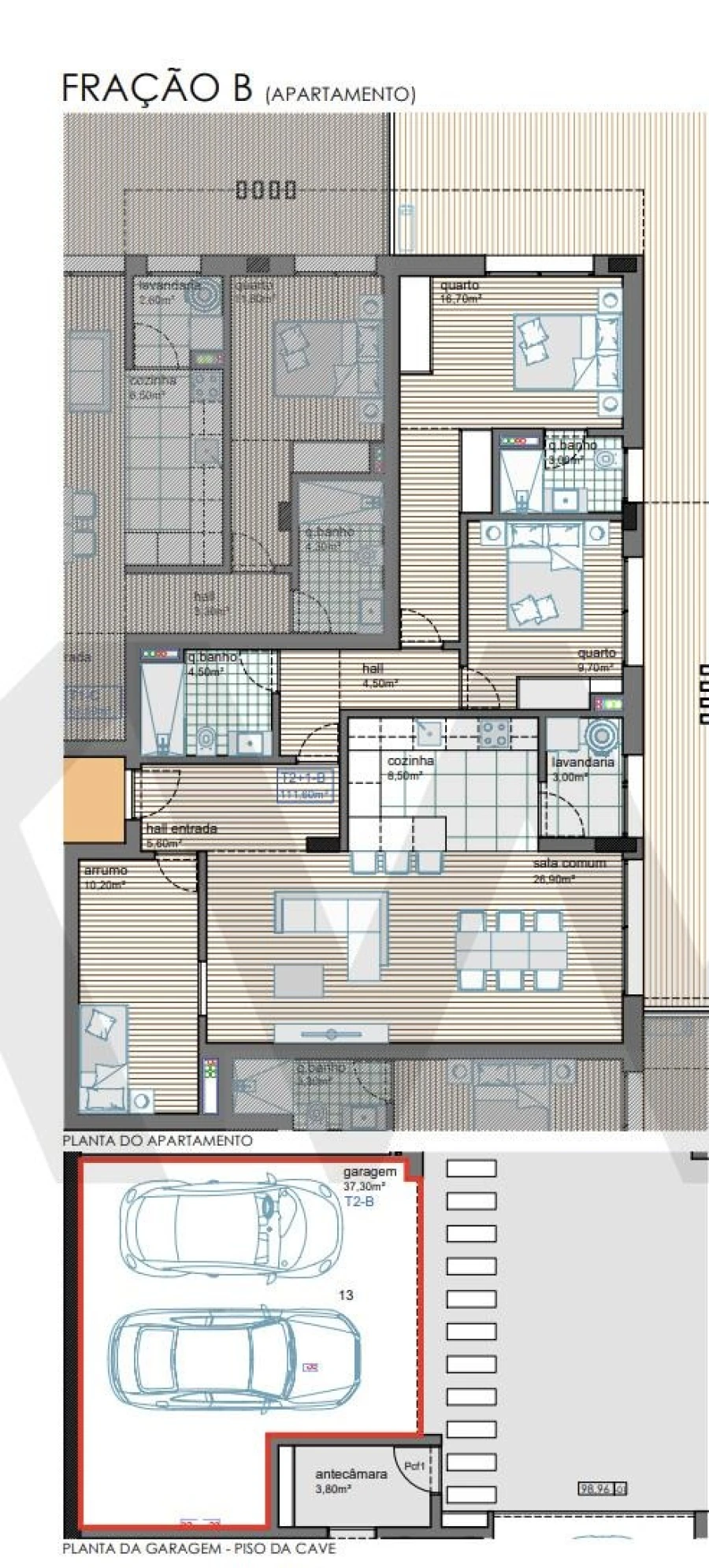 Apartamento T2 para Venda em São Mamede de Infesta e Senhora da Hora Foto 18