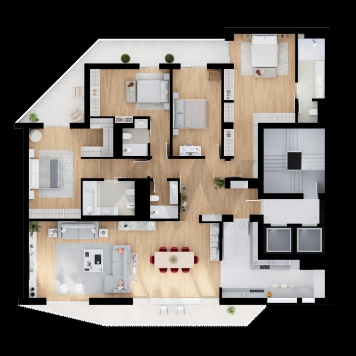 Apartamento T4 para Venda em Alvalade Foto 46