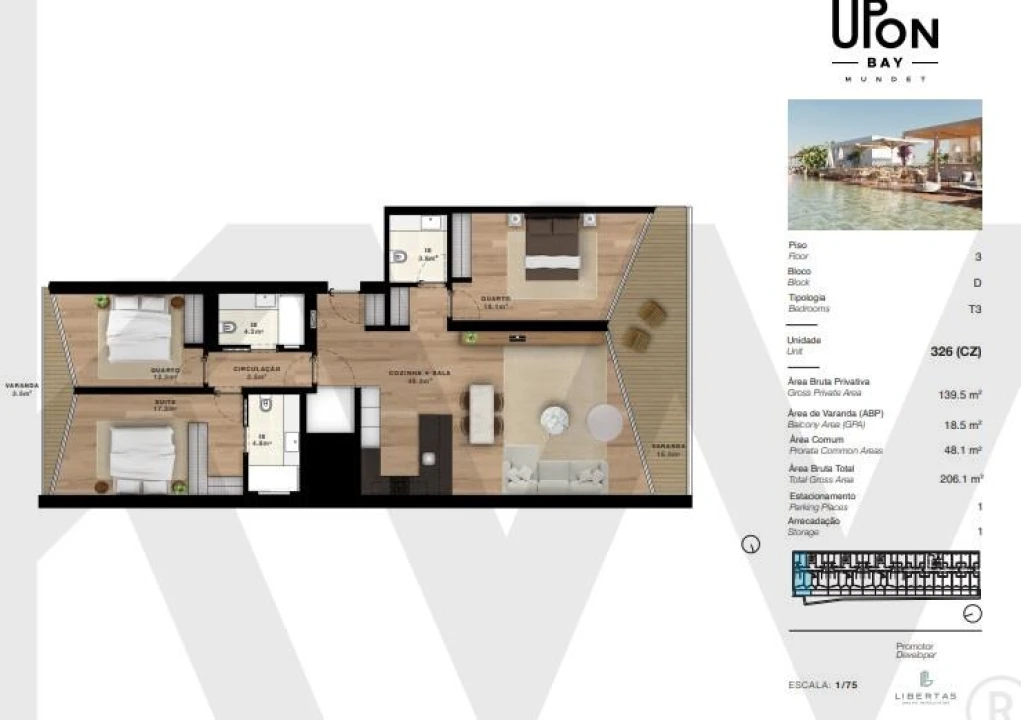 Apartamento T3 para Venda em Seixal, Arrentela e Aldeia de Paio Pires Foto 2