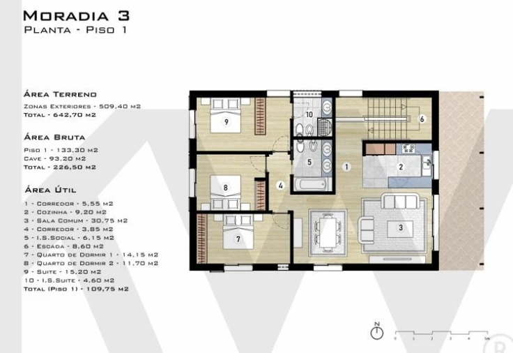 Moradia T3 para Venda em Caniço Foto 11