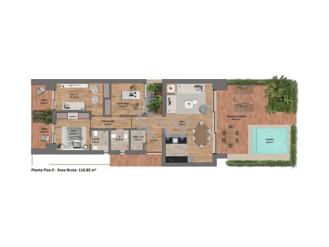 Apartamento T2 para Venda em Porto Covo Foto 16