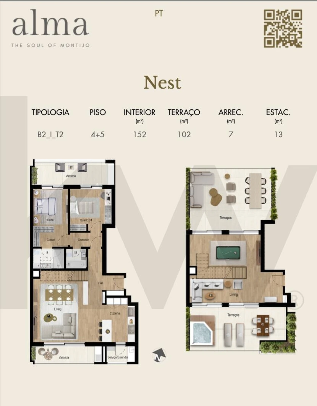Apartamento T2 para Venda em Montijo e Afonsoeiro Foto 13