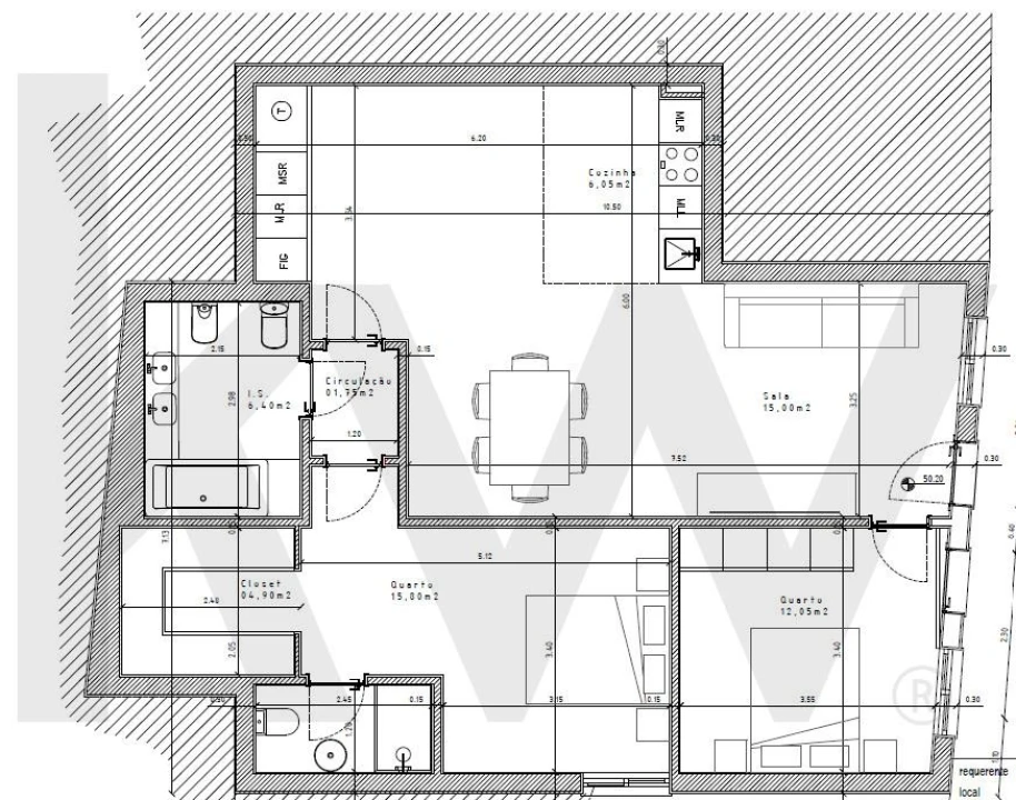 Apartamento T2 para Venda em Ferragudo Foto 7
