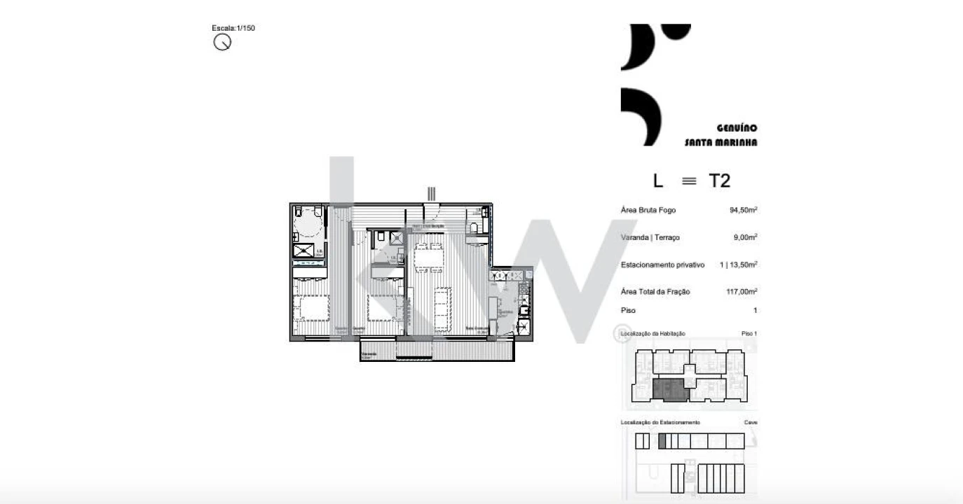 Apartamento T3 para Venda em Santa Marinha e São Pedro da Afurada Foto 16