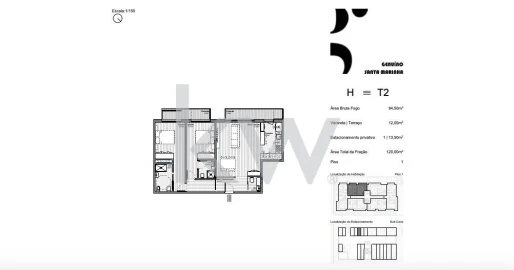 Apartamento T3 para Venda em Santa Marinha e São Pedro da Afurada