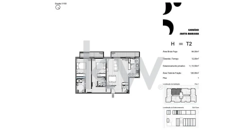 Apartamento T3 para Venda em Santa Marinha e São Pedro da Afurada