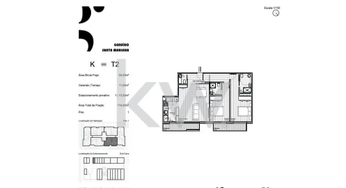Apartamento T3 para Venda em Santa Marinha e São Pedro da Afurada