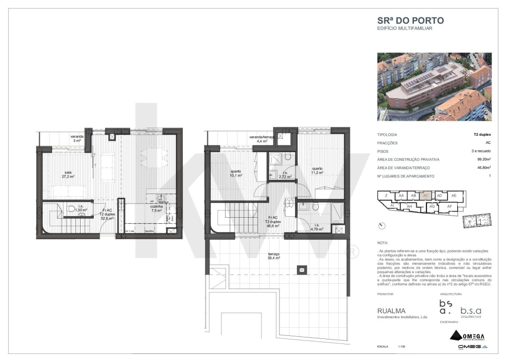 Apartamento T2 para Venda em Ramalde Foto 10