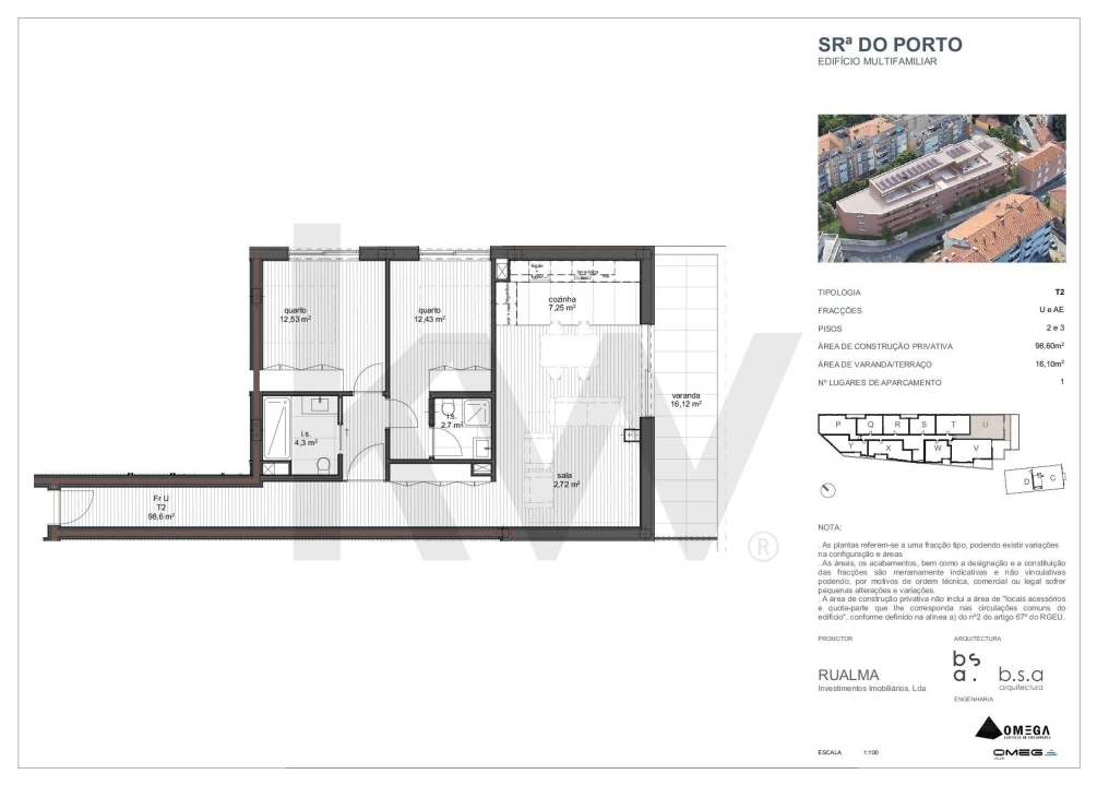 Apartamento T2 para Venda em Ramalde Foto 10