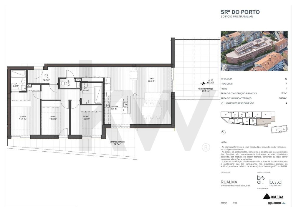 Apartamento T3 para Venda em Ramalde Foto 10