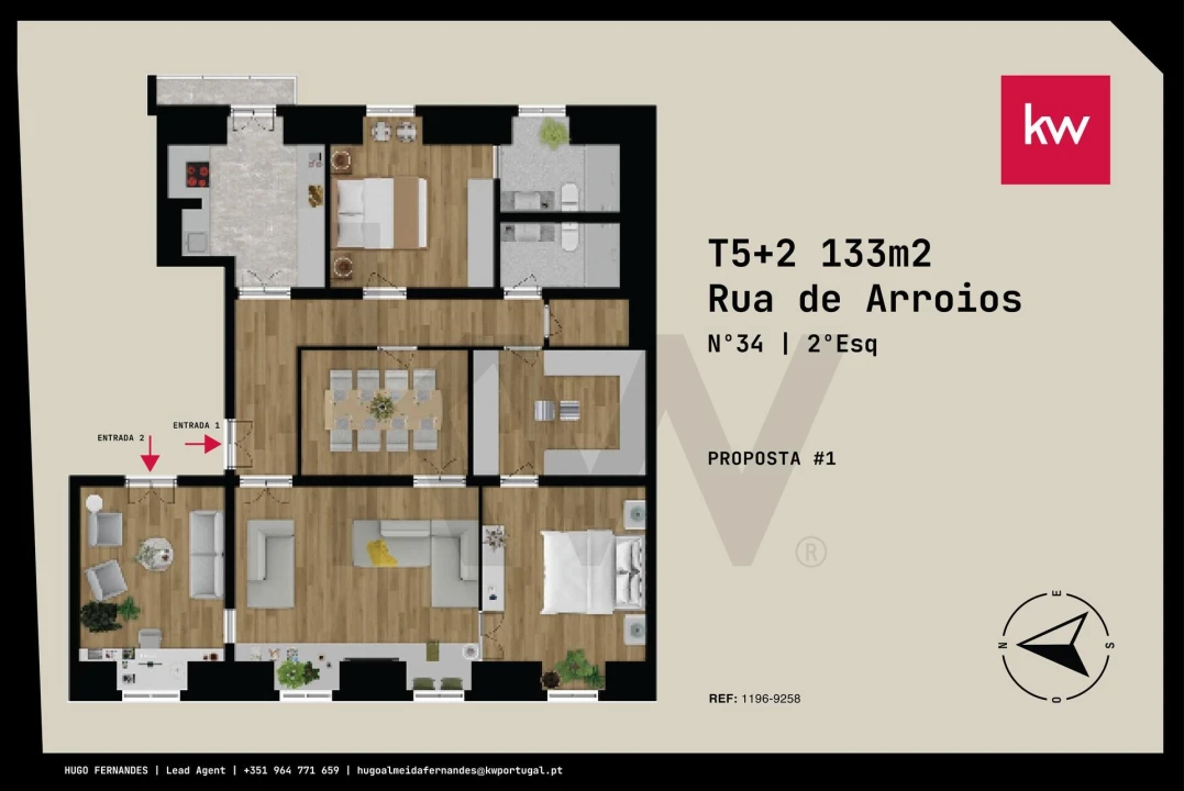 Apartamento T5 para Venda em Arroios Foto 3