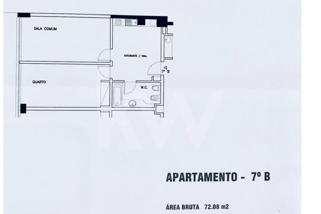 Apartamento T1 para Venda em Santo António Foto 21