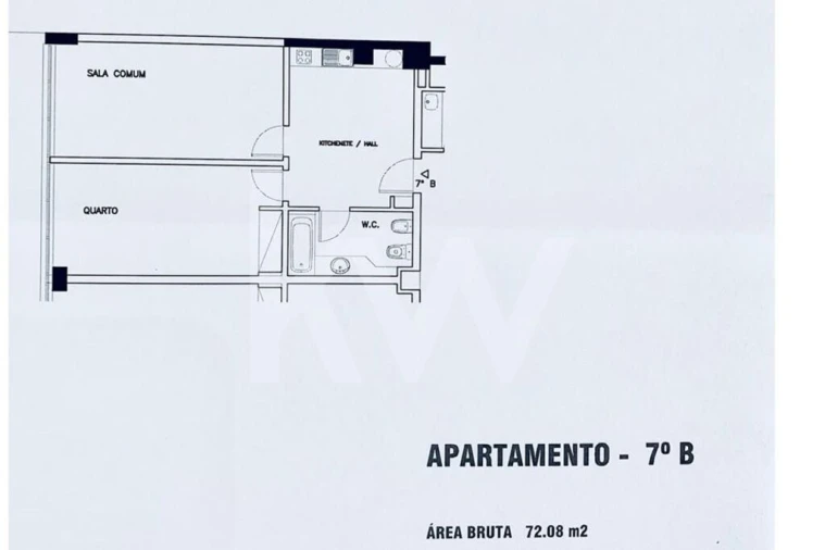 Apartamento T1 para Venda em Santo António Foto 21