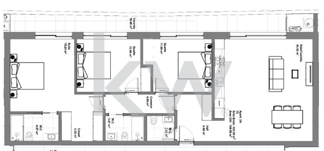Apartamento T3 para Venda em Requeixo, Nossa Senhora de Fátima e Nariz Foto 7