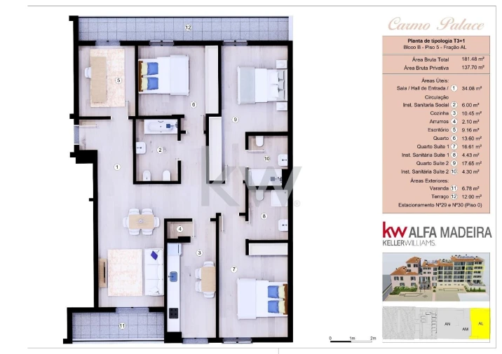 Apartamento T3 para Venda em Funchal (Se) Foto 4