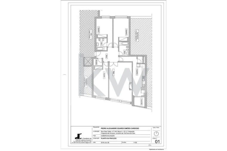 Apartamento T3 para Arrendamento em São Felix da Marinha Foto 27