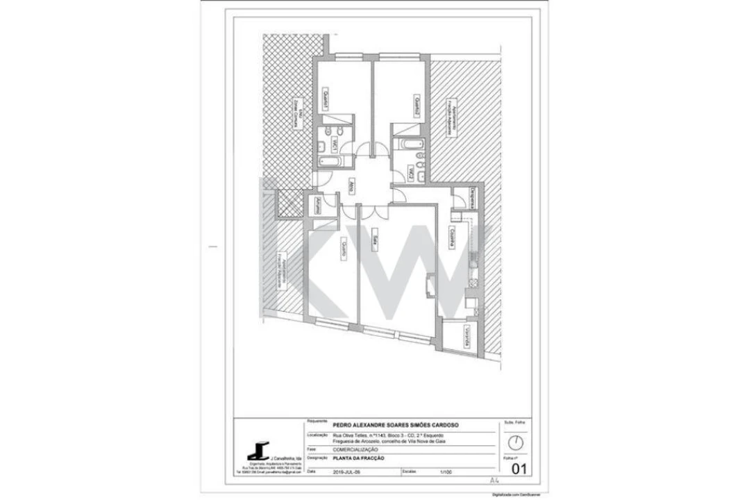 Apartamento T3 para Arrendamento em São Felix da Marinha Foto 27