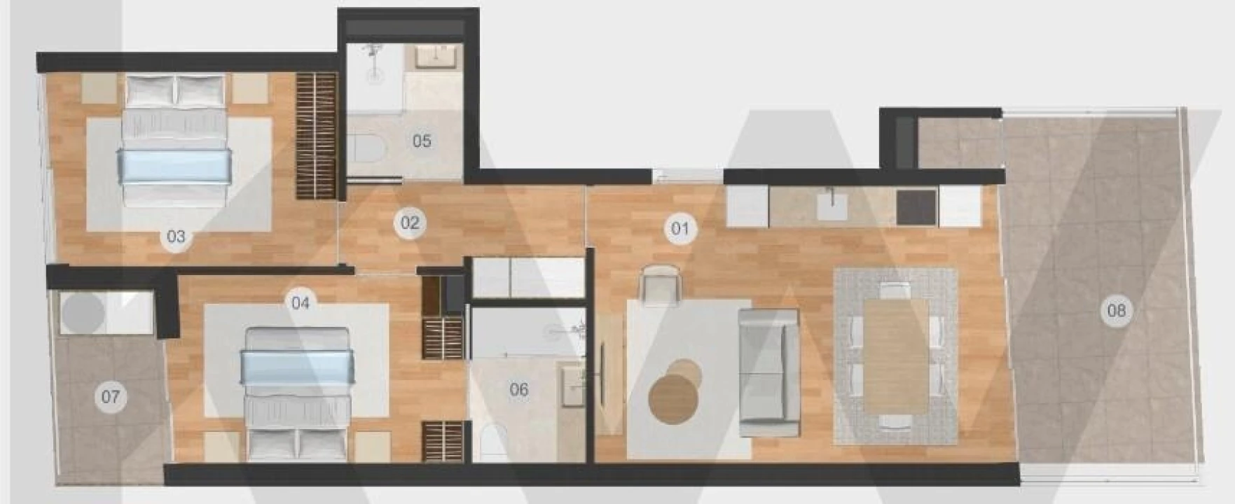 Apartamento T2 para Venda em Matosinhos e Leça da Palmeira Foto 4
