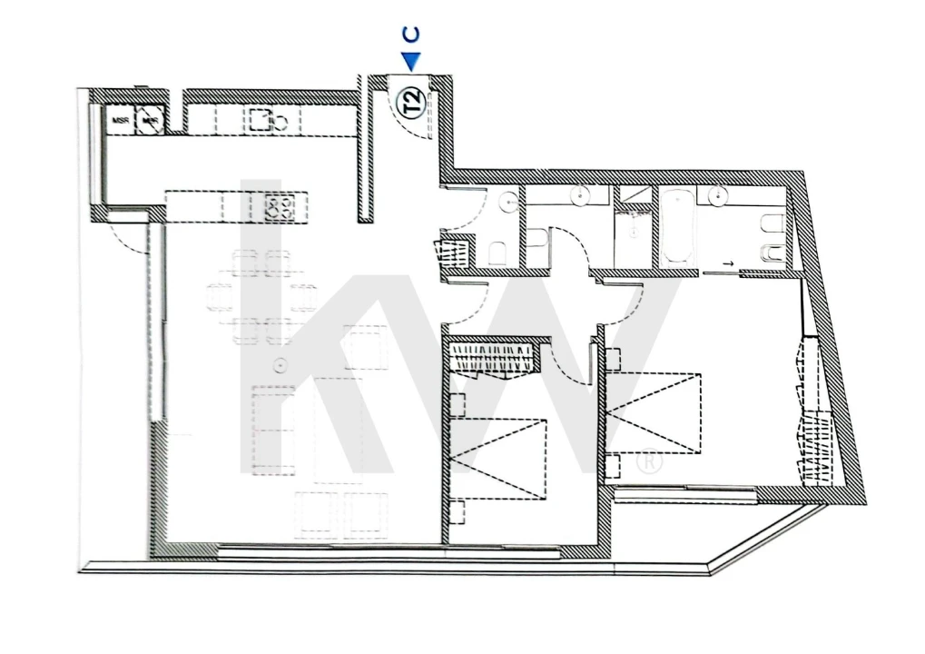 Apartamento T2 para Venda em Canidelo Foto 26