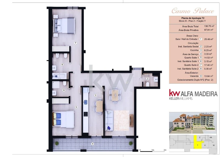 Apartamento T2 para Venda em Funchal (Se) Foto 2