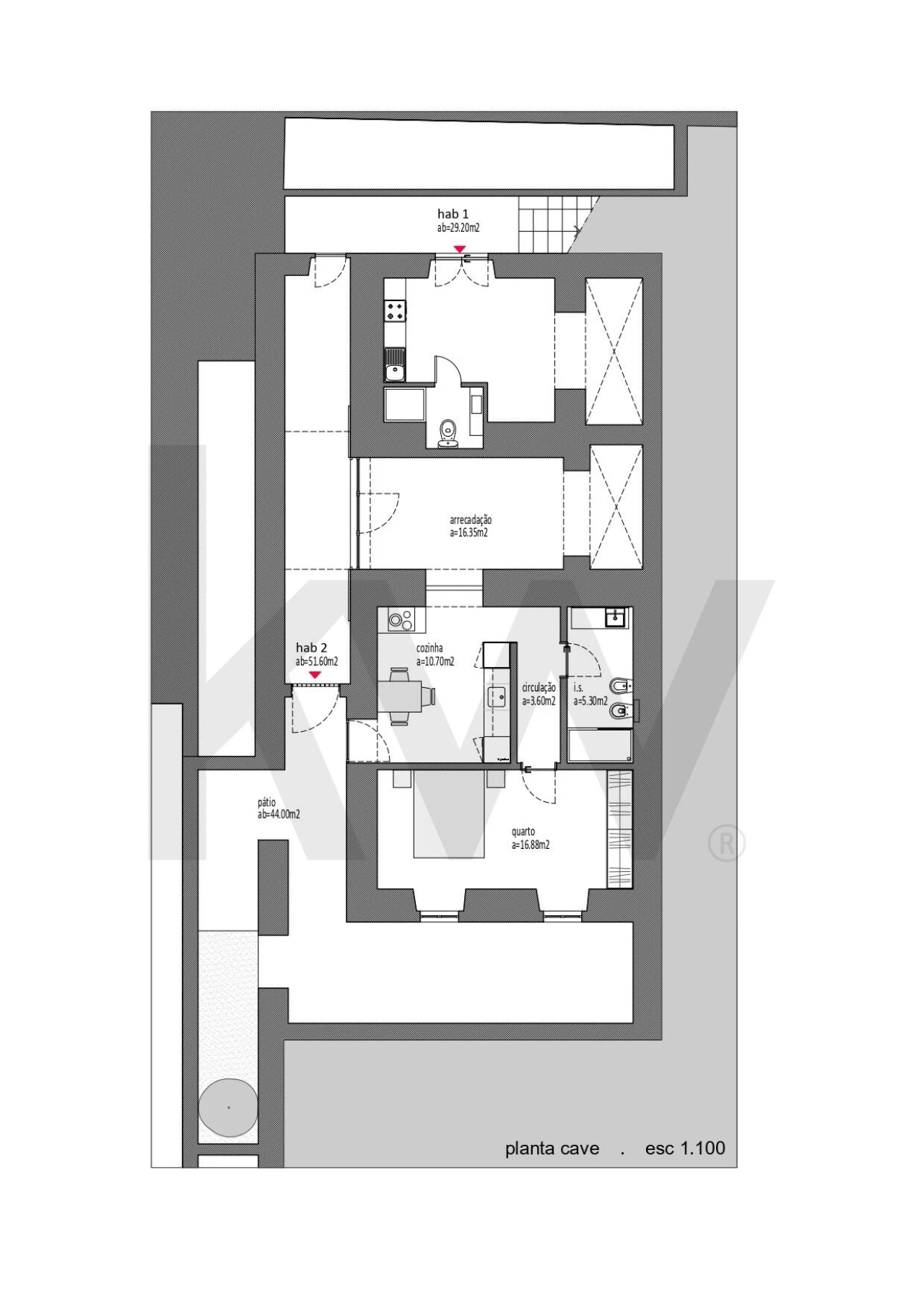 Apartamento T1 para Arrendamento em Ajuda Foto 27