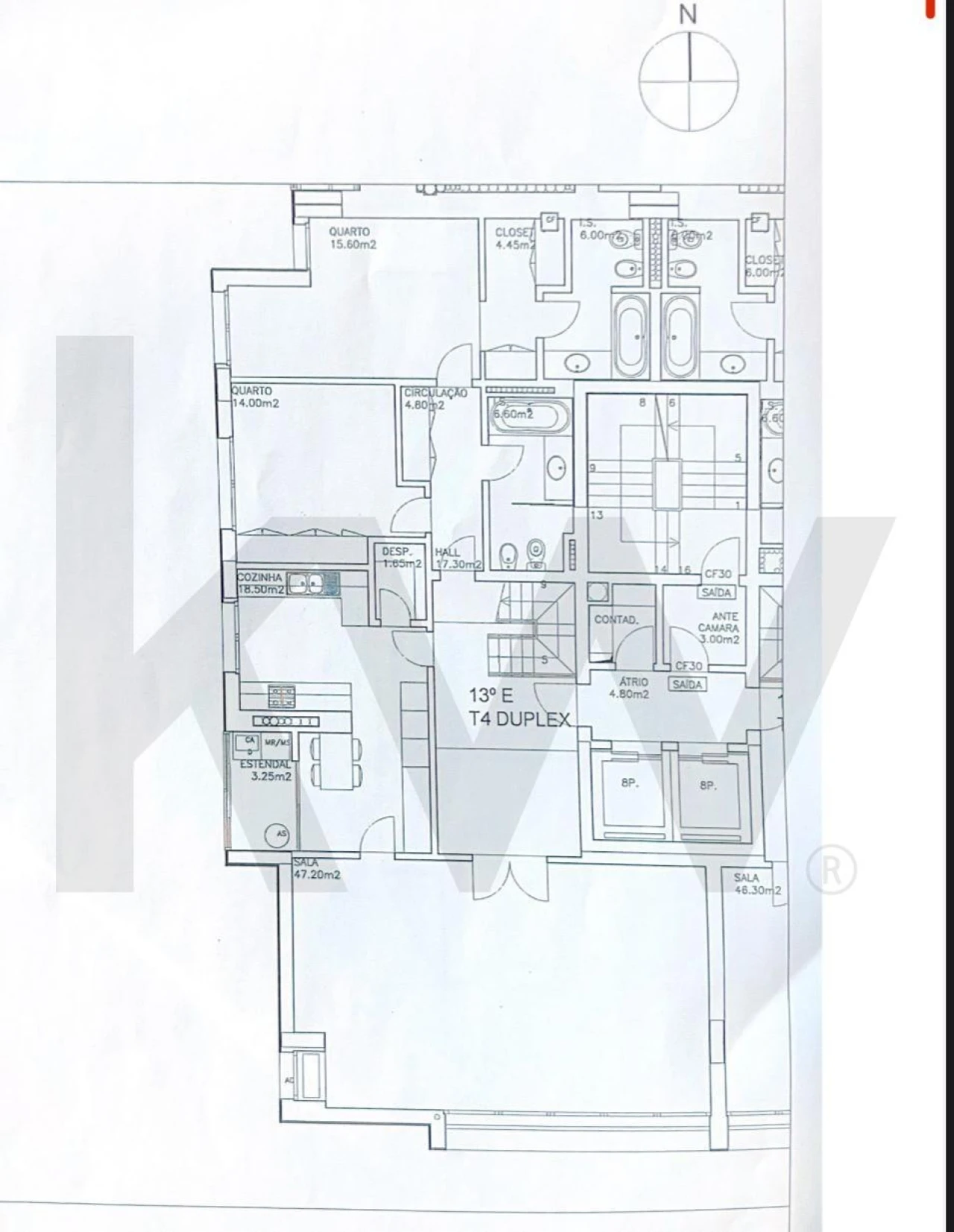 Apartamento T4 para Venda em Ajuda Foto 62