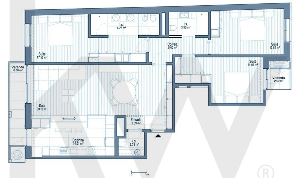 Apartamento T3 para Venda em Mafamude e Vilar do Paraíso Foto 9