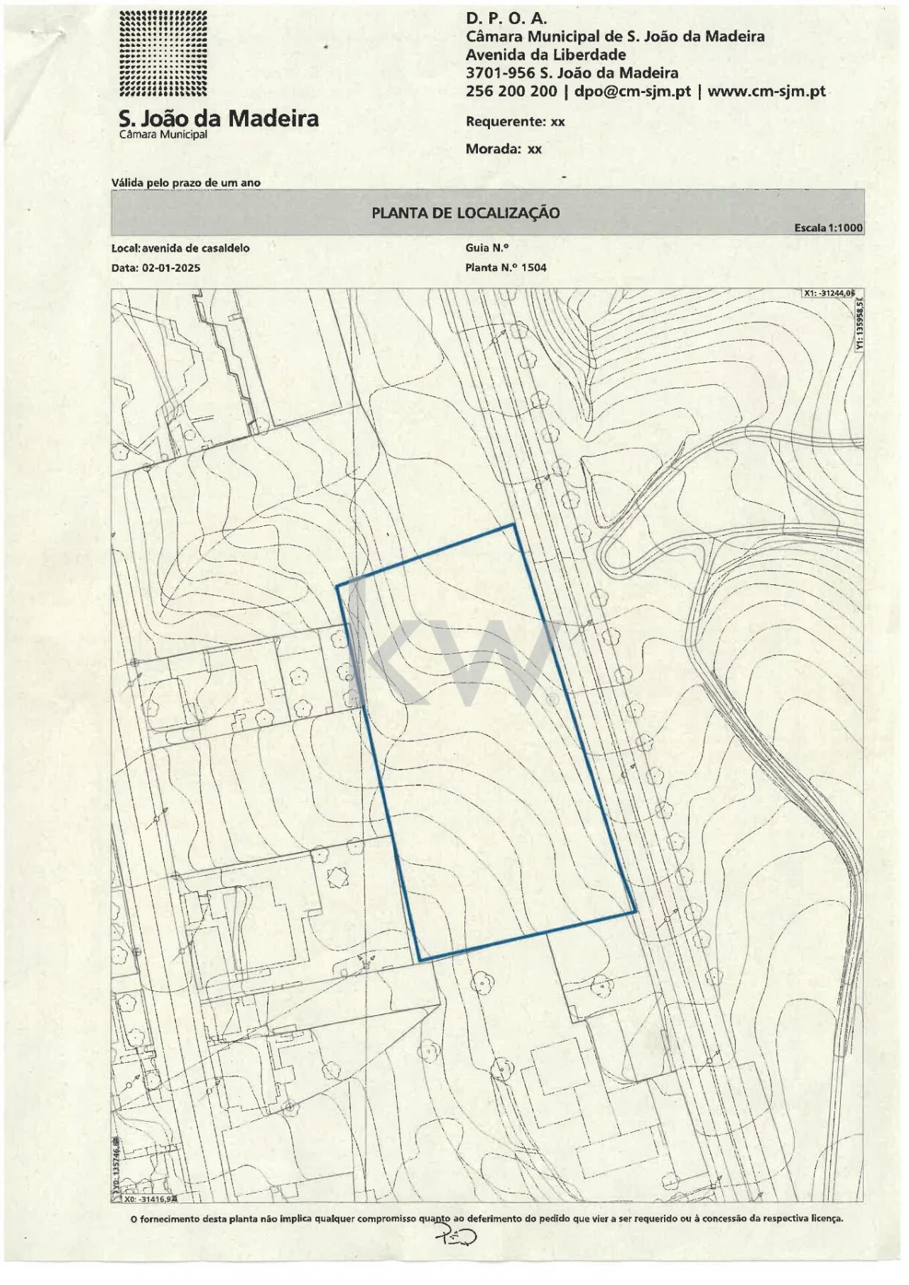 Terreno para Venda em São João da Madeira Foto 12
