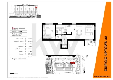 Apartamento T1 para Venda em São Martinho