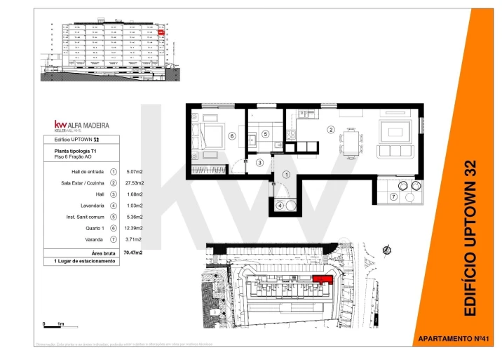 Apartamento T1 para Venda em São Martinho Foto 2