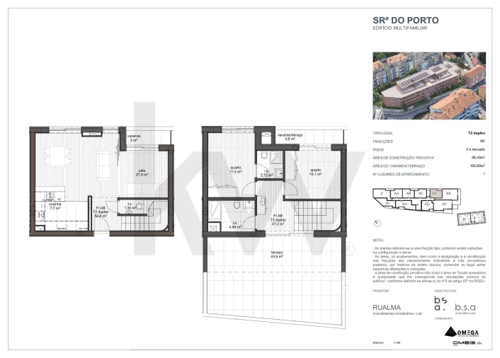 Apartamento T2 para Venda em Ramalde Foto 10
